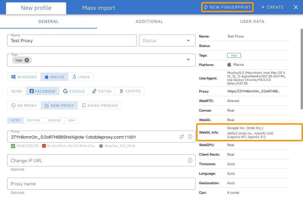 Setting up a proxy in Dolphin Anty - An anonymous browser