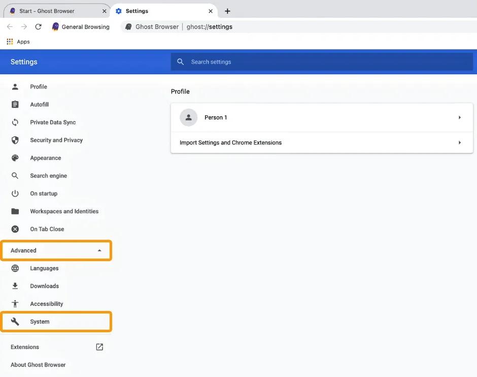 Jak skonfigurować proxy w przeglądarce Ghost Browser - StableProxy