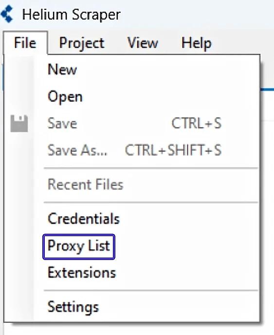 Stableproxy proxy servers paired with Helium Scraper - StableProxy