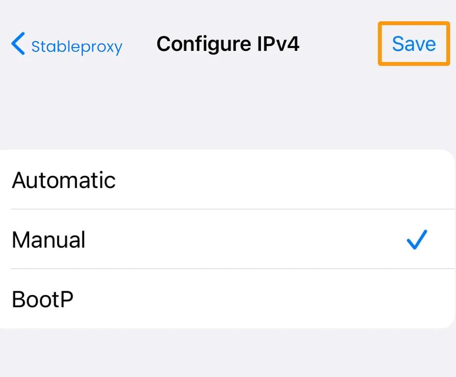 How to set up a proxy server on iPhone or iPad - StableProxy