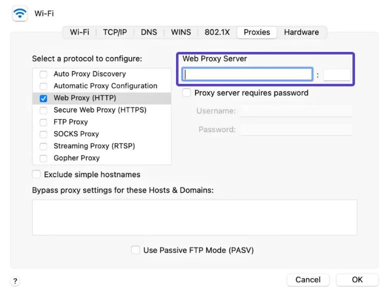 Instalacja serwera proxy na macOS - Instrukcje od Stableproxy