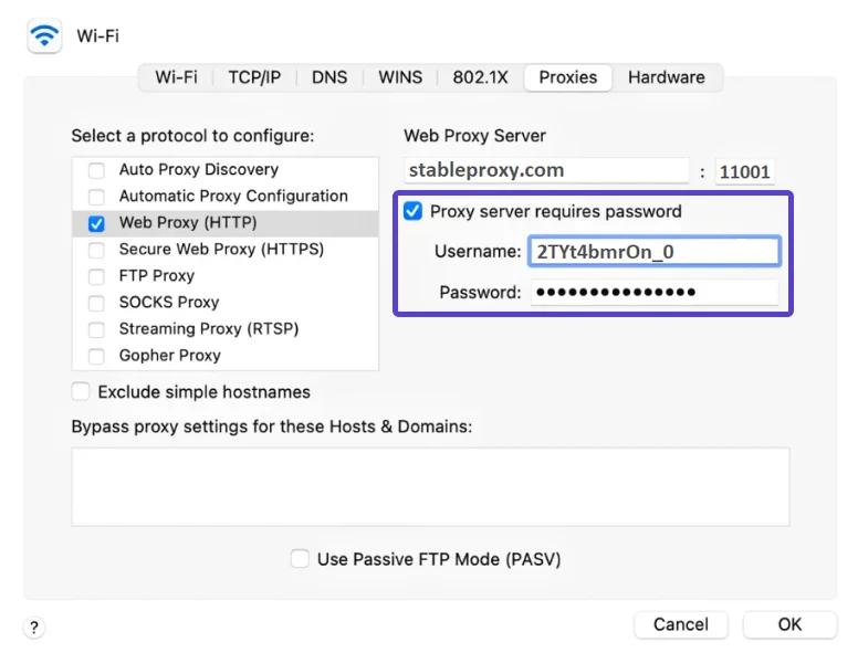 Instalacja serwera proxy na macOS - Instrukcje od Stableproxy