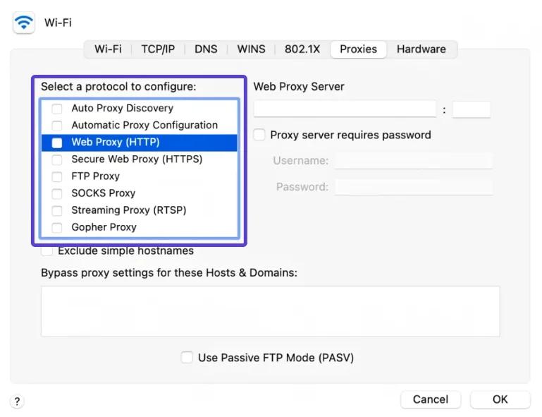 Instalacja serwera proxy na macOS - Instrukcje od Stableproxy