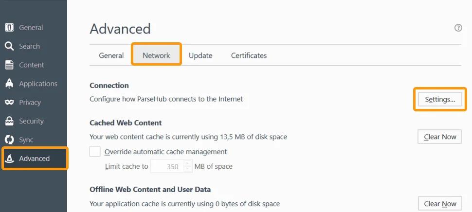 Jak skonfigurować proxy w ParseHub - Przewodnik krok po kroku