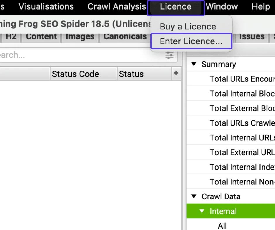 Jak dodać serwery proxy Stableproxy Screaming Frog - Instrukcje