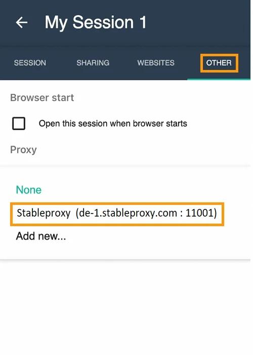 Jak skonfigurować serwer proxy w SessionBox - StableProxy