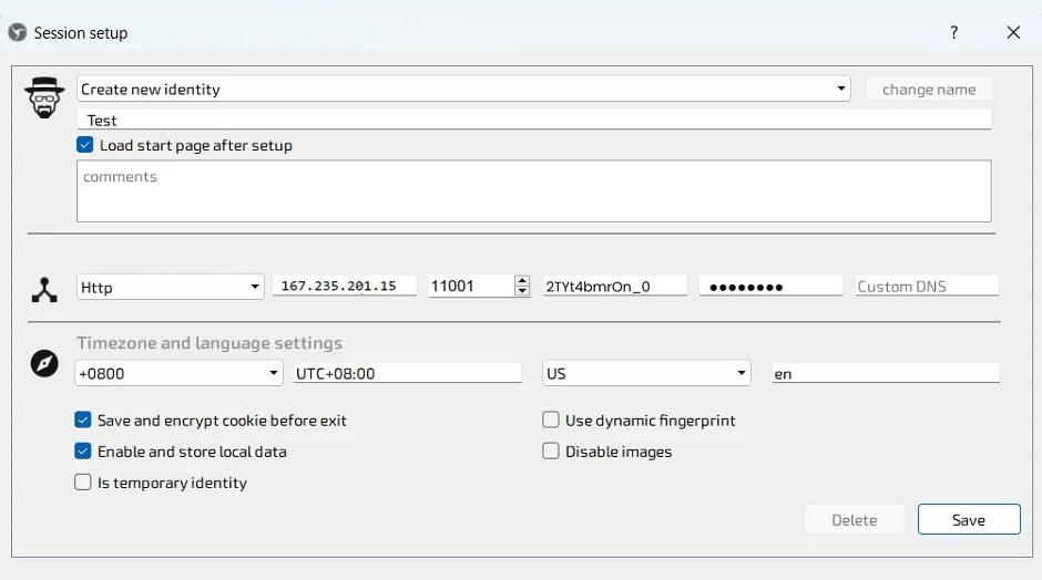 Konfiguracja proxy w Sphere Browser - Instrukcje od StableProxy