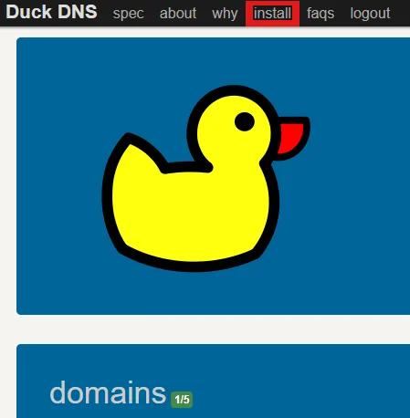Duck DNS do uwierzytelniania - Instrukcje użytkowania