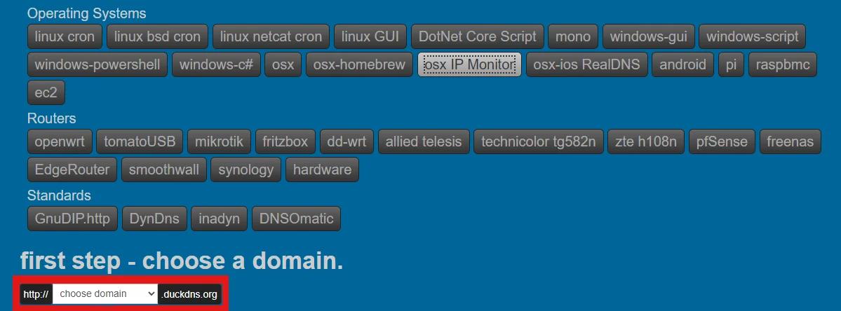 Duck DNS do uwierzytelniania - Instrukcje użytkowania